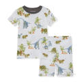 Été Cartoon Enfants Pyjama Set Cotton Sleeping Wear